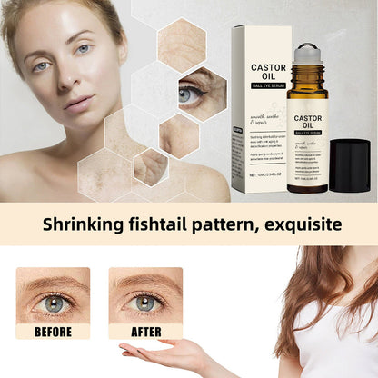 Castor Oil ball Eye Serum – Fade Wrinkles & Banish Bags Naturally