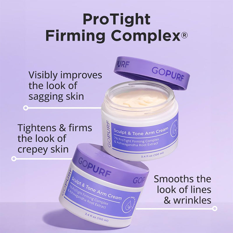 💗Sculpting Duo Tighten & Lift Neck Cream + Sculpt & Tone Arm Cream Smooth Body Care Clinically Proven Safe Clean Dermatologist Recommended Cruelty Free