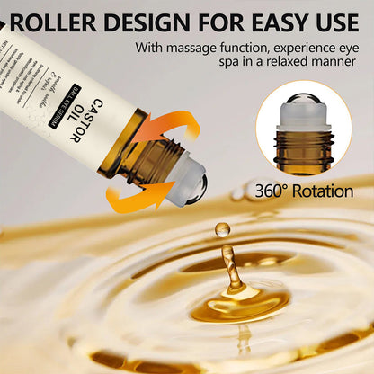 Castor Oil ball Eye Serum – Fade Wrinkles & Banish Bags Naturally