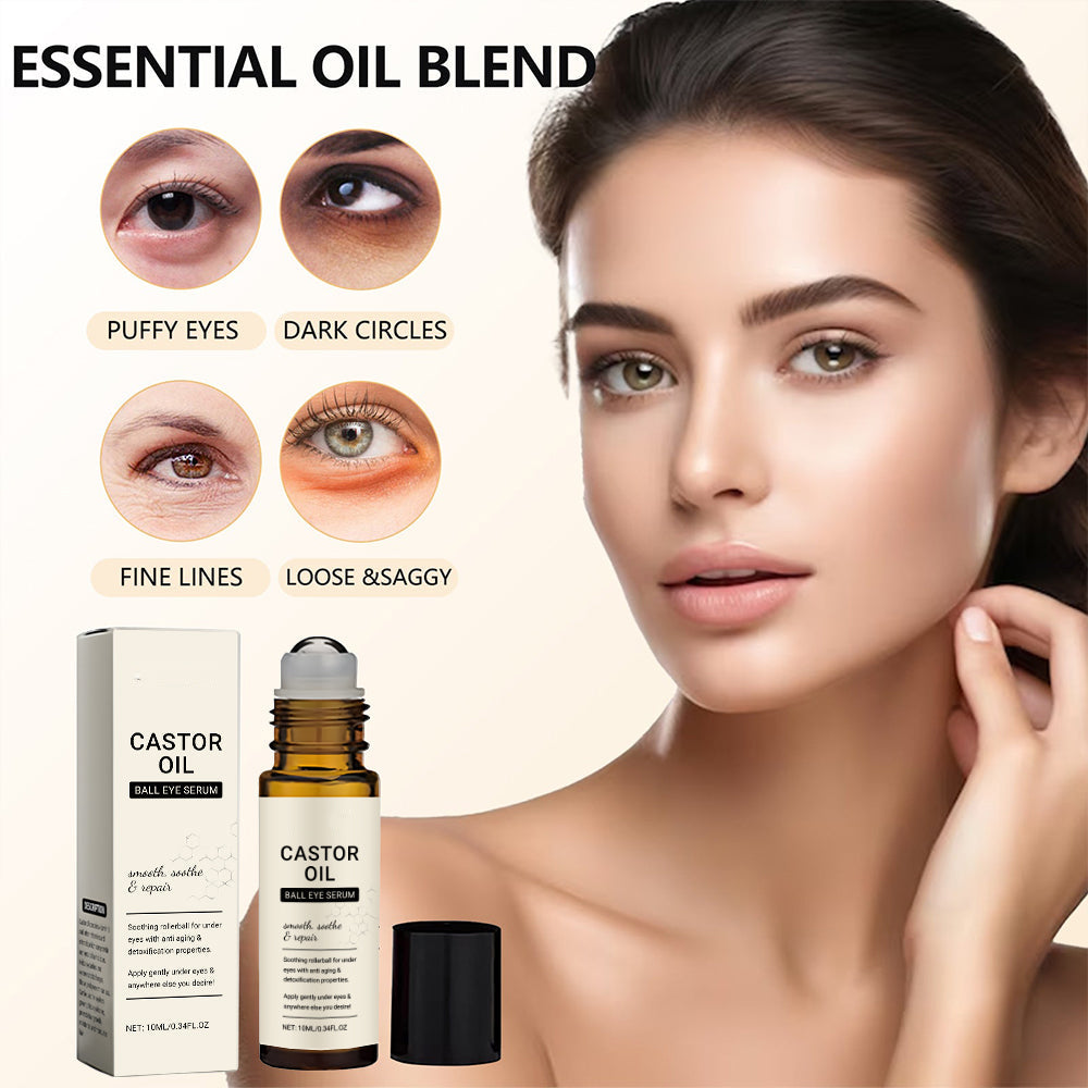 Castor Oil ball Eye Serum – Fade Wrinkles & Banish Bags Naturally