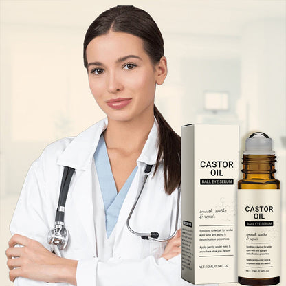 Castor Oil ball Eye Serum – Fade Wrinkles & Banish Bags Naturally