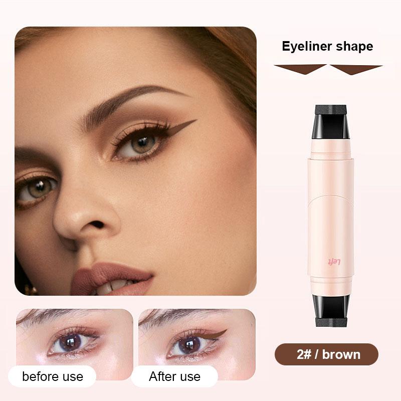 🔥Final 3 Hours: 70%OFF🔥LOVILDS Dual-Head Eyeliner Stamp Pen - Quick-Dry, Smudge-Proof