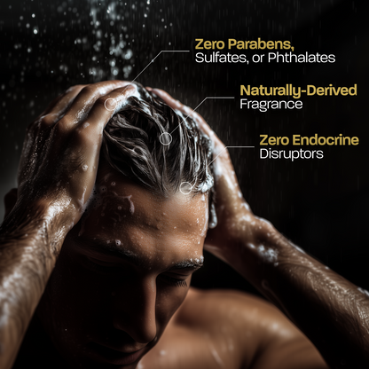 Shower Duo | Shampoo + Conditioner | Deep Clean, Hydrates, Soothes Scalp, Boosts Volume | Fresh Peppermint | Premium Non-Toxic Formula